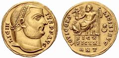 ANCIENT COINAGE SPECIAL COLLECTION OF ROMAN IMPERATORS AND EMPERORS ROMAN EMPIRE Licinius I, 308-324. No.: 1948 Schätzwert/Estimate: CHF 6000 A soldier and favorite of Galerius he was made Augustus wi