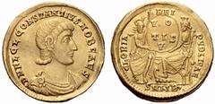 ANCIENT COINAGE SPECIAL COLLECTION OF ROMAN IMPERATORS AND EMPERORS ROMAN EMPIRE Constantius Gallus Caesar, 351 - 354. No.: 1975 Schätzwert/Estimate: CHF 3000 A half-cousin of Constantius II, he was a