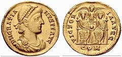 ANCIENT COINAGE SPECIAL COLLECTION OF ROMAN IMPERATORS AND EMPERORS ROMAN EMPIRE Gratianus, 367-383. No.: 1992 Schätzwert/Estimate: CHF 1500 Ruling in the West. The eldest son of Valentinian I, he was