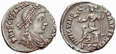 ANCIENT COINAGE SPECIAL COLLECTION OF ROMAN IMPERATORS AND EMPERORS ROMAN EMPIRE Priscus Attalus, 1st Reign, 409-410. No.: 2020 Schätzwert/Estimate: CHF 10000 Rebel in Rome. While Honorius resided in 