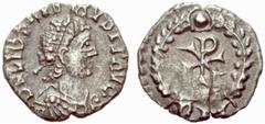 ANCIENT COINAGE SPECIAL COLLECTION OF ROMAN IMPERATORS AND EMPERORS ROMAN EMPIRE Libius Severus, 461-465. No.: 2037 Schätzwert/Estimate: CHF 1000 Half Siliqua 461/465, Rome. D N LIB SEVE –RVS P F AVG 