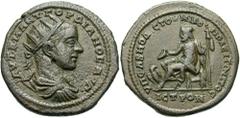 Moesia Inferior, Nicopolis ad Istrum. Gordian III. A.D. 238-244. Æ (27 mm, 11.95 g, 1 h). A.D. 241-244. Sabinus Modestus, consular legate. AVT K M ANT ΓOPΔIANOC AVΓ, radiate, draped and cuirassed bust