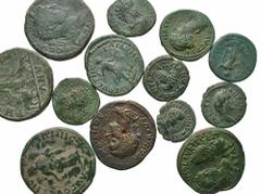 [Roman Provincial]. Lot of thirteen Æ from northern Greece. Includes: Moesia Superior, Viminacium. Gordian III // Moesia Inferior, Marcianopolis. Septimius Severus // Moesia Inferior, Marcianopolis. C