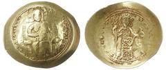 ANCIENT TIMES; Byzantine Empire - Constantine X Ducas 1059-1067. histamenon 1059-1067, Konstantynopol, Aw: Chrystus na tronie na wprost, Rw: Cesarz na wprost z labarum i globem, złoto 4.19 g, DOC 1a, 