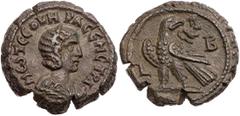 RÖMISCHE PROVINZIALPRÄGUNGEN ÄGYPTEN ALEXANDRIA Otacilia Severa, Gemahlin des Philippus I. Arabs, 244-249 n. Chr. BI-Tetradrachme 244/245 n. Chr. (= Jahr 2 des Philippus I.) Vs.: drapierte Büste mit D