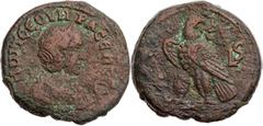 RÖMISCHE PROVINZIALPRÄGUNGEN ÄGYPTEN ALEXANDRIA Otacilia Severa, Gemahlin des Philippus I. Arabs, 244-249 n. Chr. AE-Drachme 248/249 n. Chr. (= Jahr 6 des Philippus I.) Vs.: drapierte Büste mit Diadem