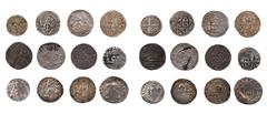 LOTS DEUTSCHER MÜNZEN ALTDEUTSCHLAND KÖLN Lot ERZBISTUM: Rainald von Dassel (1159-1167), Leichter Pfennig nach 1156 Rees, Hävernick 766 var.; Philipp I. Graf von Heinsberg (1167-1191), Denar 3. Typ, 1