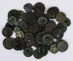 THRAKIEN LOTS Lot AE-Prägungen, darunter Anchialus: Maximinus Thrax; Bizya: Faustina II., Septimius Severus; Byzantion: Caracalla, Valerianus I., Gallienus; Coela: Philippus I., Gallienus; Deultum: Se
