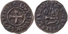 Part 2: KREUZFAHRER ATHEN Guy II. de la Roche, 1287-1308. Billon-Denier Tournois Theben Vs.: + 8 GVI o DVX Stern ATENES o, Fußkreuz im Perlkreis, Rs.: + 8 ThEBAHI Stern CIVIS 8, Kastell Metcalf, Latin