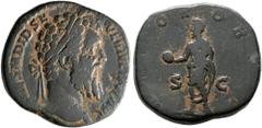 Didius Iulianus (193 n.Chr.): Æ-Sesterz, 16,3 g, IMP CAES M DID SEVER IVULIAN AVG / RECTOR ORBIS, Cohen 17, RIC 16, Kampmann 44.7, selten, sehr schön/fast sehr schön. [taxed under margin system]