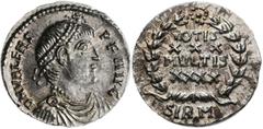 Roman Coins Valens (364 - 378): Siliqua, Sirmium, VOTIS MVLTIS, 2,24 g, vorzüglich. [taxed under margin system] Withdrawn