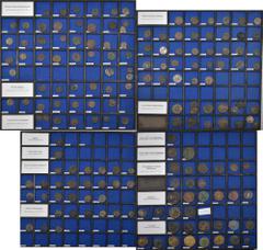 Römische Kaiserzeit: Lot circa 290 Stück meist Bronzeprägungen der Römischen Kaiserzeit, dieses interessante Lot enthält Sesterze, Dupondii, Asses und Follis verschiedener Kaiser, unter anderem Flaviu
