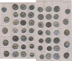 Ancient Coins: Collections Antike: Römische Kaiserzeit: Lot 26 Stück, Silber-Denare und Silber-Antoniniane diverser Herrscher, u.a. Traianus, Philippus II, Maximinus I. Thrax, Trebonianus Gallus, Host