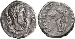 Roman Coins Pertinax (193 n.Chr.): AR-Denar, IMP CAES P HELV PERTIN AVG / LAETETIA TEMPOR COS II, Kampmann 43.4, RIC 4, 2,68 g, sehr schön/fast sehr schön. [taxed under margin system]