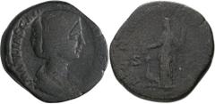 Roman Coins Manlia Scantilla, Gattin des Didius Iulianus: Æ-Sesterz, 17,76 g, 26/29 mm, Kampmann 46.4, Cohen 6, schön - sehr schön. [taxed under margin system]