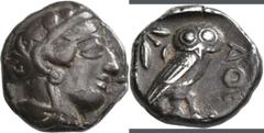 Greek Coins Attika: AR-Tetradrachme, ca. 479-404 v. Chr., Athen, 17,34 g. Athenakopf nach rechts/Eule. Hübsche Patina, sehr schön. [taxed under margin system]