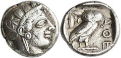 Attika: Athen: AR-Tetradrachme, 17,17 g, Sear 2526, sehr schön. [taxed under margin system]