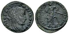 Divus Claudius II Gothicus AE Half Nummus Constantine I 'the Great' (306-337 AD) for Divus Claudius II Gothicus. AE Half Nummus (16 mm, 1.36 g), Thessalonica. Obv. DIVO CLAVDIO OPTIMO IMP, Laureate an