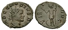 Claudius II AE Antoninianus, barbarous imitation Claudius II Gothicus (268-270 AD). Contemporary imitation of an AE antoninianus (18-22 mm, 3.02 g). Obv. IMP C CLAVDIVS AVG, Radiate, draped and cuiras