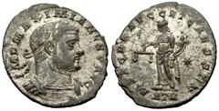 Maximianus Herculius Follis, Treveri (Trier) mint Maximianus Herculius (286-305 AD). AE Follis (26-29 mm, 7.10 g), Treveri (Trier) mint, c. 300/301 AD. Obv. IMP MAXIMIANVS P AVG, Laureate and cuirasse