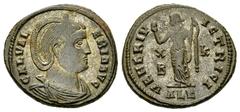 Galeria Valeria AE Follis, Alexandria Galeria Valeria (293-311 AD). AE Follis (23-24 mm, 6.80 g), Alexandria, c. 308 AD. Obv. GAL VALERIA AVG, draped bust right. Rev. VENERI VICTRIX, Venus standing le