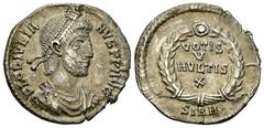Iulianus II AR Siliqua, Sirmium Iulianus II (361-363 AD). AR Siliqua (18 mm, 1.93 g), Sirmium (Sremska Mitrovica). Obv. FL CL IVLIANVS P F AVG, diademed, draped and cuirassed bust right. Rev. VOTIS V 