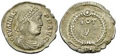 Valens AR Siliqua, Constantinopolis Valens (364-378 AD). AR Siliqua (19 mm, 2.00 g), Constantinopolis (Istanbul), 364-367 AD. Obv. D N VALENS P F AVG, rosette-diademed, draped and cuirassed bust right