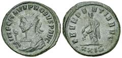 Probus AE Antoninianus, Siscia Probus (276-282 AD). AE Antoninianus (20-22 mm, 3.21 g), Siscia. Obv. IMP C M AVR PROBVS P AVG, Radiate bust left in imperial mantle, holding sceptre surmounted by eagle