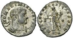 Maximianus Herculius Follis, Treveri (Trier) mint Maximianus Herculius (286-305 AD). AE Follis (26-29 mm, 7.10 g), Treveri (Trier) mint, c. 300/301 AD. Obv. IMP MAXIMIANVS P AVG, Laureate and cuirasse