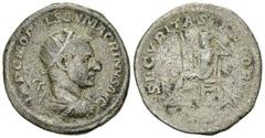 Macrinus AR Antoninianus, Securitas reverse Macrinus (217-218 AD). AR Antoninianus (22 mm, 4.31 g), Roma (Rome). Obv. IMP C M OPEL SEV MACRINVS AVG, radiate and cuirassed bust right. Rev. SECVRITAS TE