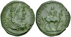 Caracalla AE Tetrassarion, Plotinopolis Caracalla (198-217 AD). AE Tetrassarion (34 mm, 18.44 g), Plotinopolis, Thrace, 214. Obv. AYT K M AVP CЄV ANTΩNEINOC, laureate, draped and cuirassed bust to rig