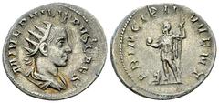 Philippus II Caesar AR Antoninianus, Prince of the youth reverse Philippus I Arabs (244-249 AD) for Philippus II Caesar. AR Antoninianus (21-23 mm, 3.57 g), Rome, 244-246. Ov. M IVL PHILIPPVS CAES, Ra