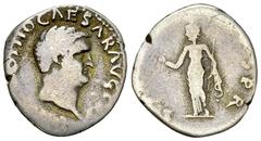 Otho AR Denarius, Securitas reverse Otho (69 AD). AR Denarius (18-20 mm, 3.03 g), Rome. Obv: IMP M OTHO CAESAR AVG TR P, Bare head to right. Rev. SECVRITAS P R Securitas standing left, holding wreath 