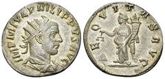 Philippus I AR Antoninianus, Aequitas reverse Philippus I Arabs (244-249 AD). AR Antoninianus (21 mm, 4.23 g), Antioch, AD 247. Obv. IMP M IVL PHILIPPVS AVG, Radiate, draped and cuirassed bust to righ