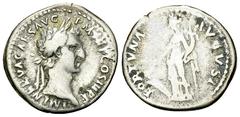 Nerva AR Denarius, Fortuna reverse Nerva (96-98 AD). AR Denarius (17 mm, 3.28 g), Rome, 97 AD. Obv. IMP NERVA CAES AVG P M TR P COS III P P, Laureate head to right. Rev. FORTVNA AVGVST, Fortuna standi