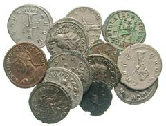 [Roman Imperial]. Lot of 13 Antoninianii. (2) Probus / Philip II / Otacillia Severa / Aurelian / Volusian / Tetricus II / Postumus / Tacitus / Victorinus / Numerian / Herennius Etruscus / Herennia Etr