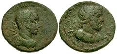 Roman Provincial Cilicia, Flaviopolis. Maximinus I "Thrax". Ad. 235-238. AE 32 (32.29 mm, 17.87 g, 7 h). struck A.D. 235/6. [AVT K Γ IO]V OVH M[AΞIMEINOC CЄB], laureate, draped and cuirassed bust of M