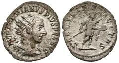 Roman Imperial Gordian III. A.D. 238-244. AR antoninianus (22.94 mm, 3.28 g, 6 h). Uncertain eastern mint, possibly Antioch, Struck A.D. 242-244. IMP GORDIANVS PIVS FEL AVG, laureate. draped and cuira