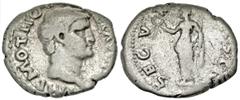 Roman Imperial Otho. A.D. 69. AR denarius (18.5 mm, 2.95 g, 6 h). Rome mint. IMP M OTHO CAESAR AVG TR P, bare head of Otho right / SECVRITAS P R, Securitas standing facing, head left, holding wreath a