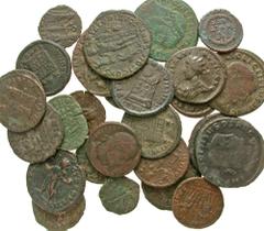 Group Lots [Roman Imperial]. Lot of 27 Constantinian-Era AE. Lot of 27 Constantinian-Era AE. Licinius I (8), Licinius II (1), Constantine the Great (1), Constantine II (5), Theodora (1), Crispus (2), 