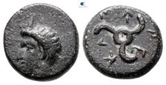 Greek Dynasts of Lycia. Perikles 380-360 BC. Bronze Æ 12 mm, 2,03 g very fine