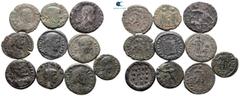 Lot Lot of ca. 10 roman coins (Gallienus, Licinius, Constantine I, Constans, Constantius II, Valentinianus) / SOLD AS SEEN, NO RETURN! very fine