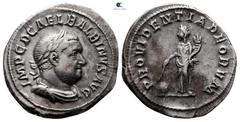 Roman Imperial Balbinus AD 238. Rome Denarius AR 21 mm, 3,22 g IMP C D CAEL BALBINVS AVG, laureate, draped and cuirassed bust right / PROVIDENTIA DEORVM, Providentia standing left, holding a wand in l