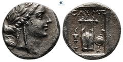 Greek Lycia. Lycian League, Olympos circa 88-84 BC. Drachm AR 14 mm, 2,87 g very fine