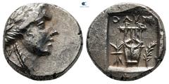 Greek Lycia. Lycian League, Olympos circa 88-84 BC. Drachm AR 14 mm, 3,22 g very fine