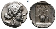 Greek Lycia. Phaselis. Lycian League circa 167-81 BC. Drachm AR 15 mm, 2,92 g very fine