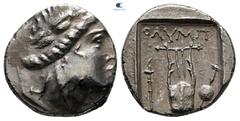 Greek Lycia. Lycian League. Olympos circa 167-81 BC. Drachm AR 14 mm, 2,68 g very fine