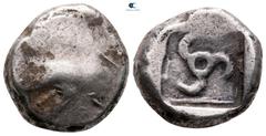 Greek Dynasts of Lycia. Uncertain mint. Uncertain Dynast 500-460 BC. Stater AR 18 mm, 8,78 g fine