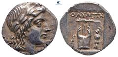 Greek Lycia. Olympos. Lycian League circa 167-78 BC. Drachm AR 17 mm, 2,73 g very fine