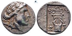Greek Lycia. Phaselis. Lycian League circa 167-78 BC. Drachm AR 15 mm, 3,09 g very fine